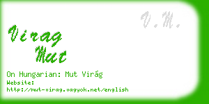 virag mut business card